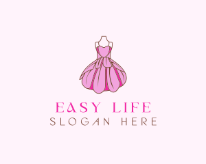 Feminine Fashion Dress logo design