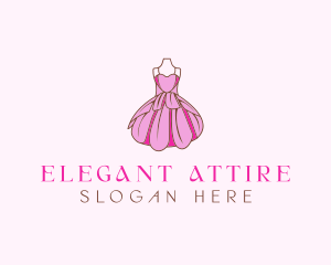 Feminine Fashion Dress logo design