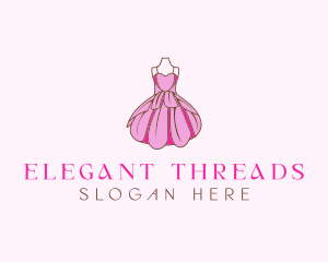 Feminine Fashion Dress logo design