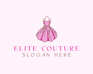 Feminine Fashion Dress logo design