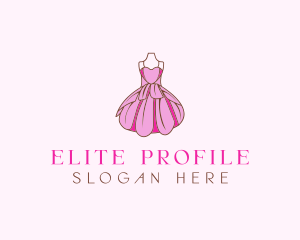 Feminine Fashion Dress logo design