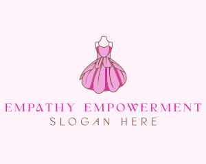 Feminine Fashion Dress logo design