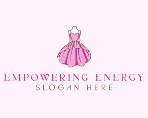 Feminine Fashion Dress logo design