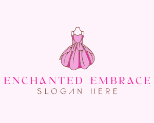 Feminine Fashion Dress logo design