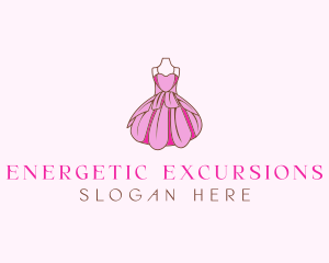 Feminine Fashion Dress logo design