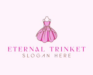 Feminine Fashion Dress logo design