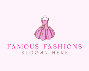 Feminine Fashion Dress logo design