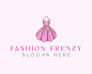 Feminine Fashion Dress logo design