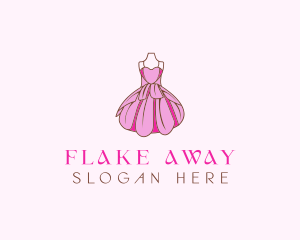 Feminine Fashion Dress logo design