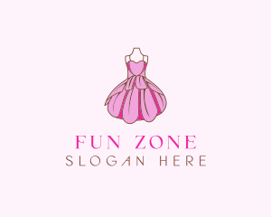 Feminine Fashion Dress logo design