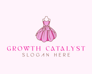 Feminine Fashion Dress logo design