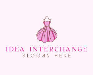 Feminine Fashion Dress logo design