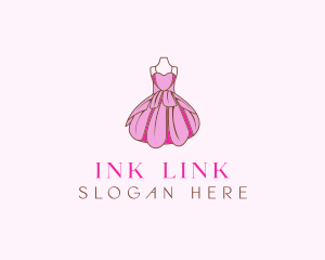 Feminine Fashion Dress logo design