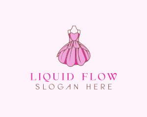 Feminine Fashion Dress logo design