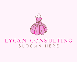 Feminine Fashion Dress logo design