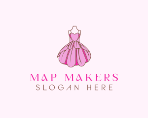 Feminine Fashion Dress logo design