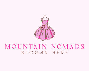 Feminine Fashion Dress logo design