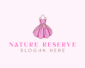 Feminine Fashion Dress logo design