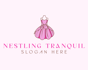 Feminine Fashion Dress logo design