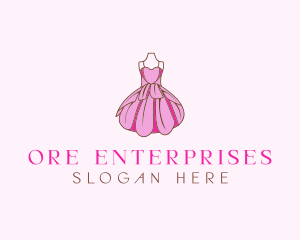 Feminine Fashion Dress logo design