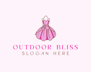 Feminine Fashion Dress logo design