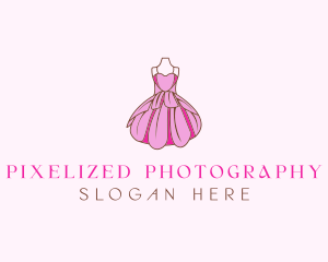 Feminine Fashion Dress logo design