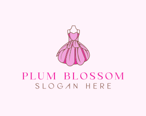 Feminine Fashion Dress logo design