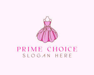 Feminine Fashion Dress logo design