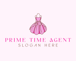 Feminine Fashion Dress logo design