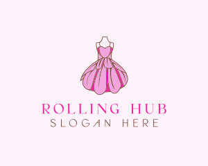 Feminine Fashion Dress logo design