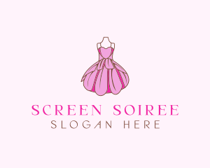 Feminine Fashion Dress logo design