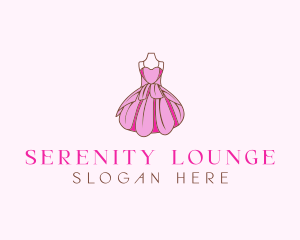 Feminine Fashion Dress logo design