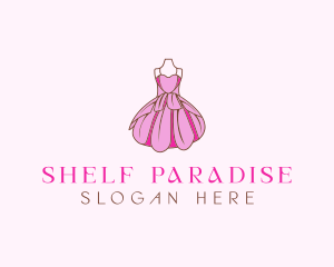 Feminine Fashion Dress logo design