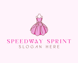 Feminine Fashion Dress logo design