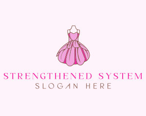 Feminine Fashion Dress logo design