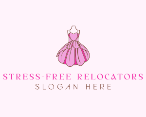 Feminine Fashion Dress logo design