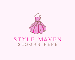 Feminine Fashion Dress logo design