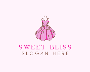 Feminine Fashion Dress logo design