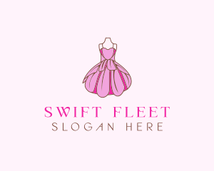 Feminine Fashion Dress logo design