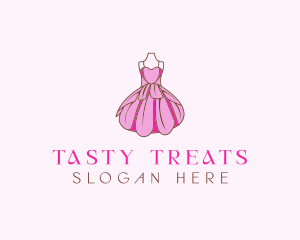 Feminine Fashion Dress logo design