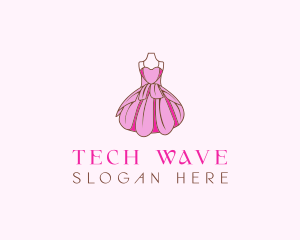 Feminine Fashion Dress logo design