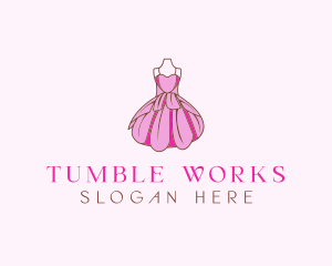 Feminine Fashion Dress logo design