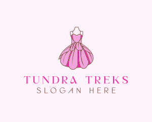 Feminine Fashion Dress logo design