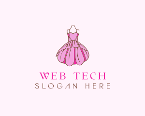 Feminine Fashion Dress logo design