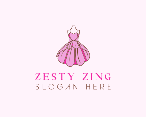 Feminine Fashion Dress logo design