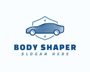 Transport Car Shield logo design