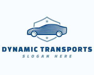 Transport Car Shield logo design