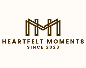 Minimalist Modern Letter M logo design
