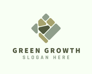 Green Floor Tiling logo design