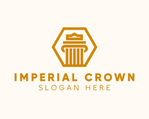 Crown Pillar Architecture logo design